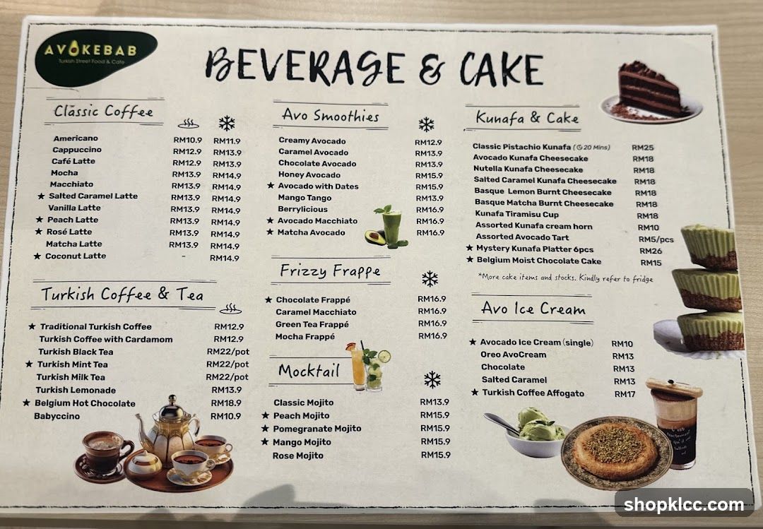 BEVERAGE & CAKE