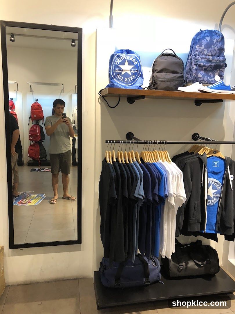 Store Interior with Apparel and Accessories