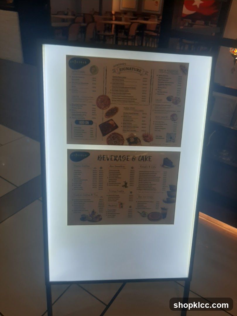 Signature Menu