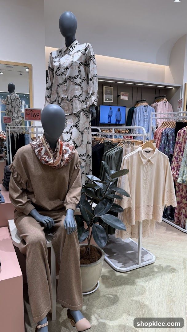 Mannequins in a clothing store