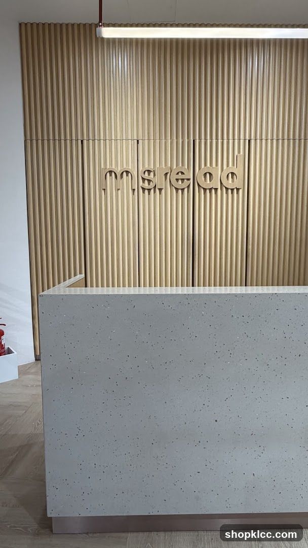 Reception Desk with Logo