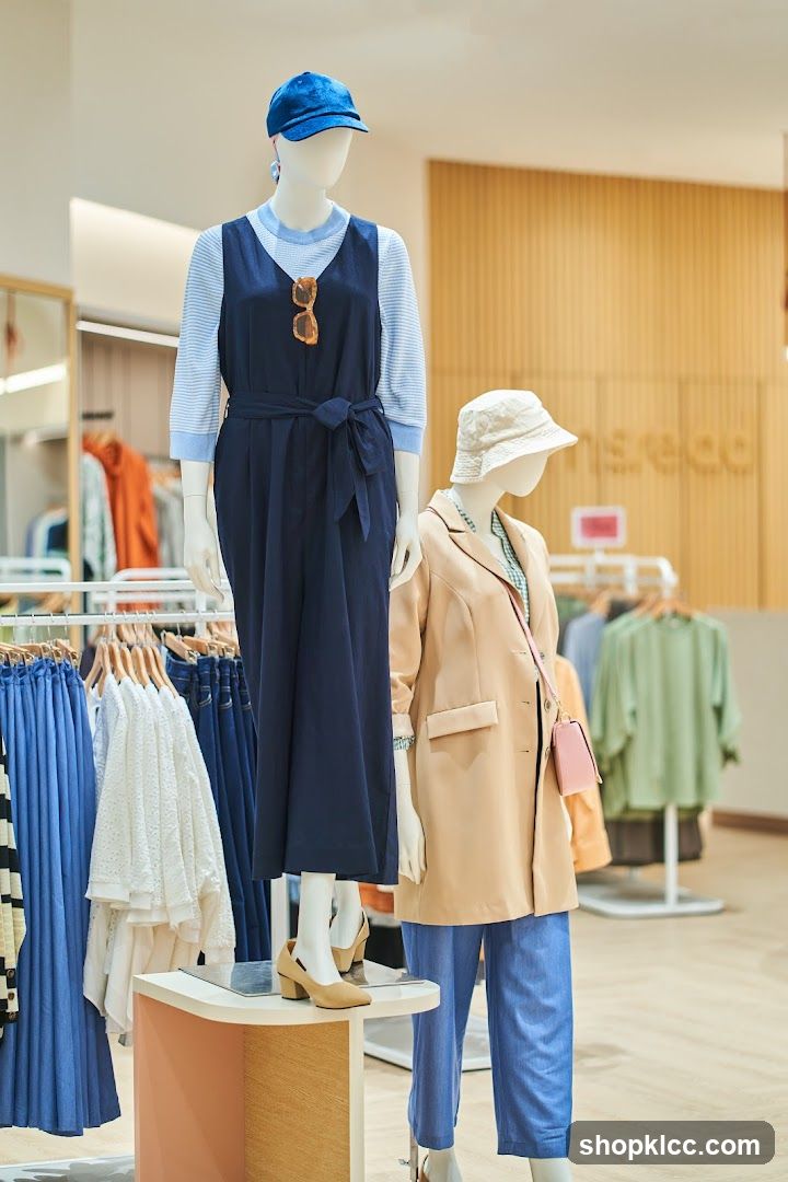 Mannequins in a clothing store