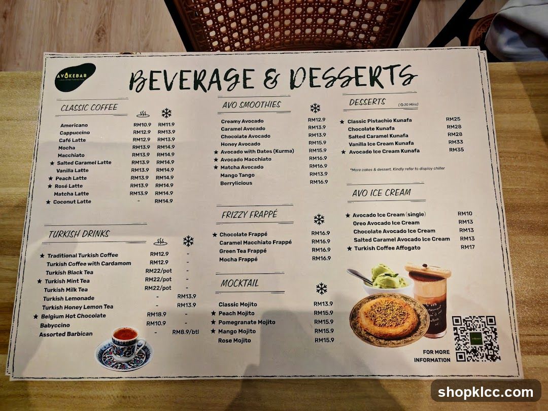 BEVERAGE & DESSERTS