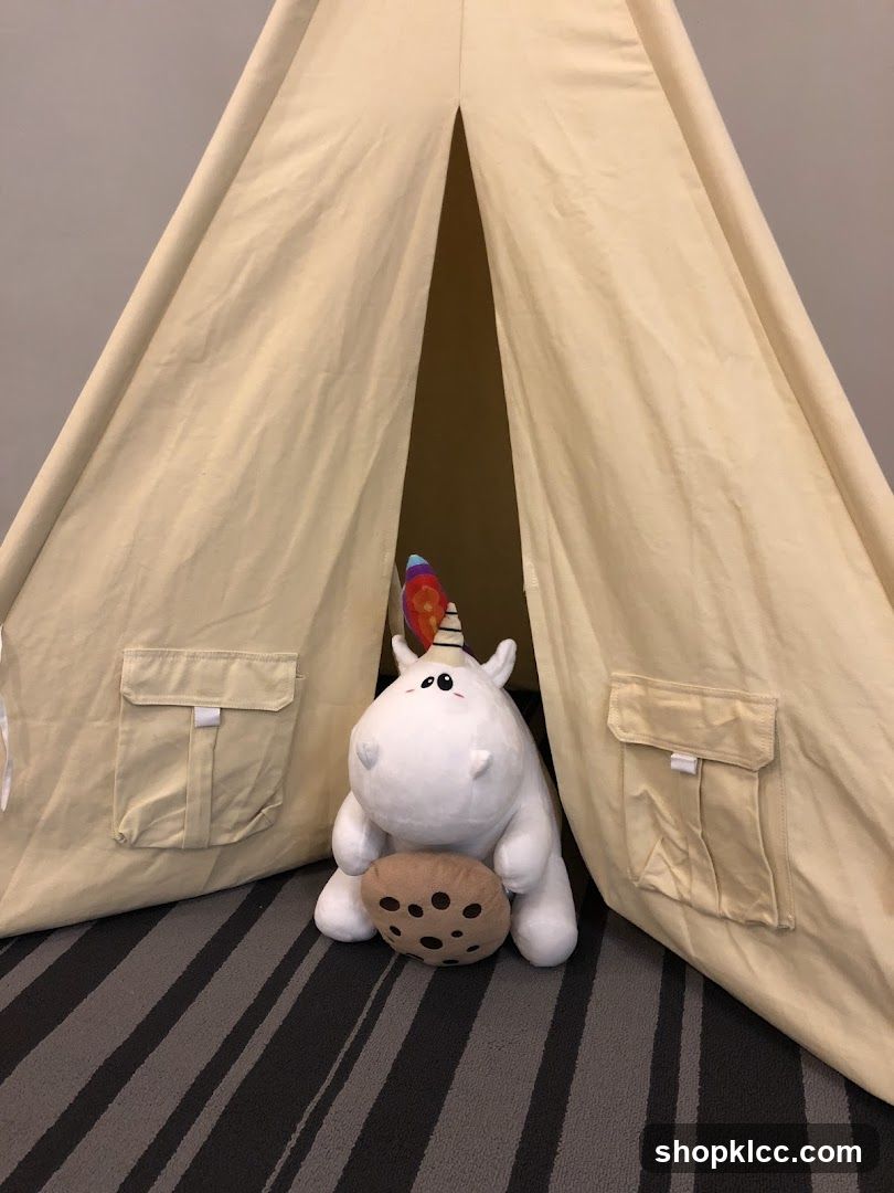 Plush Toy in Tent