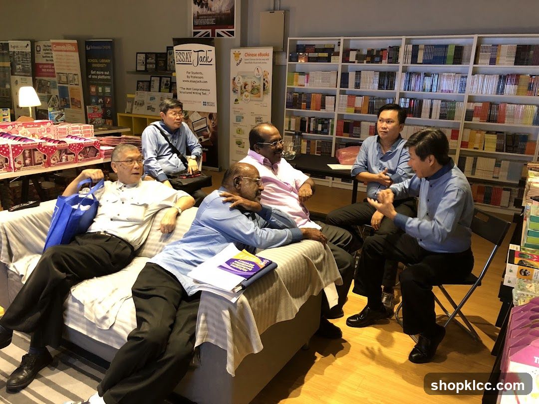People in a bookstore