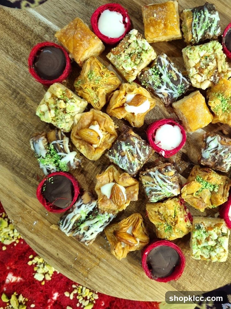 Assortment of Middle Eastern Pastries