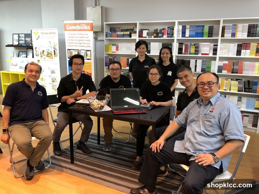 Group Posing in a Library