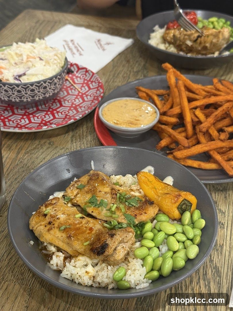 Chicken and Rice Bowls with Sides