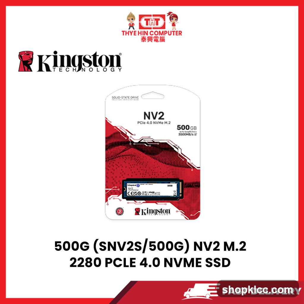 Kingston NV2 500GB NVMe SSD