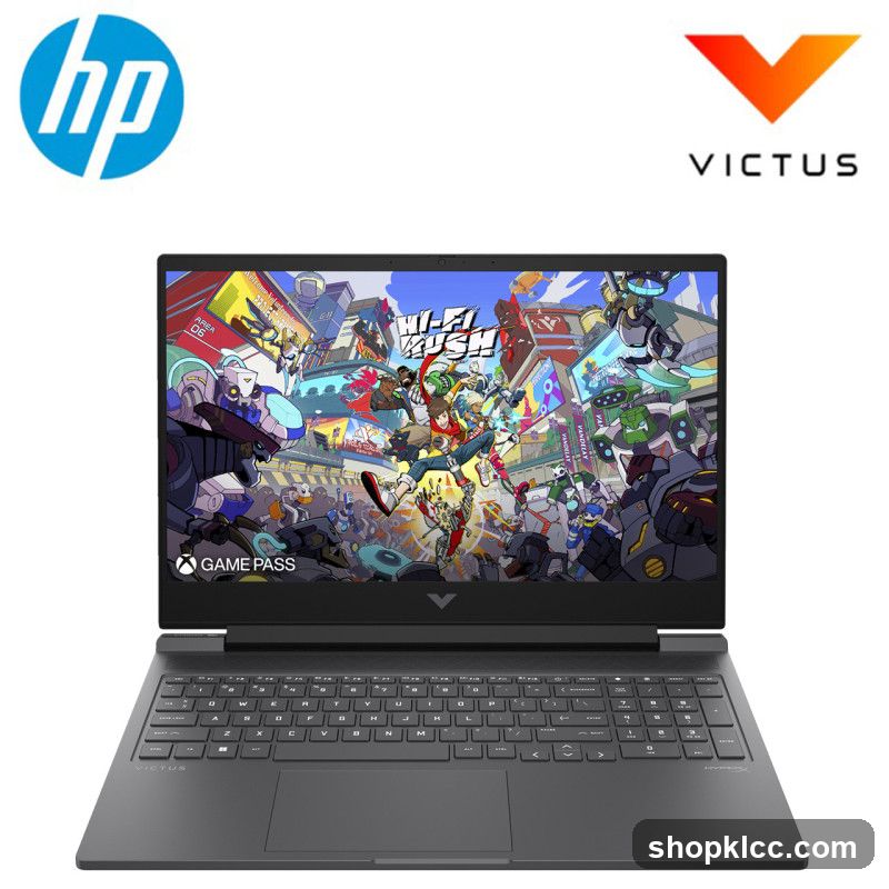 HP Victus Laptop with Hi-Fi Rush Game