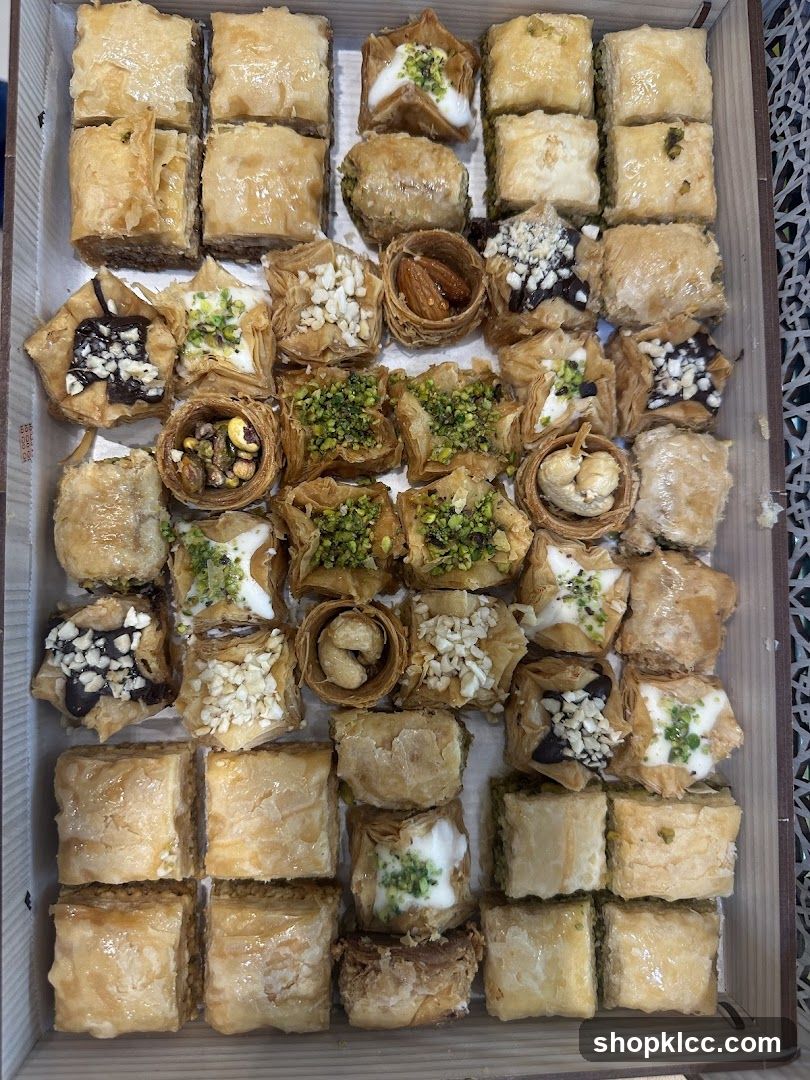Assortment of Baklava