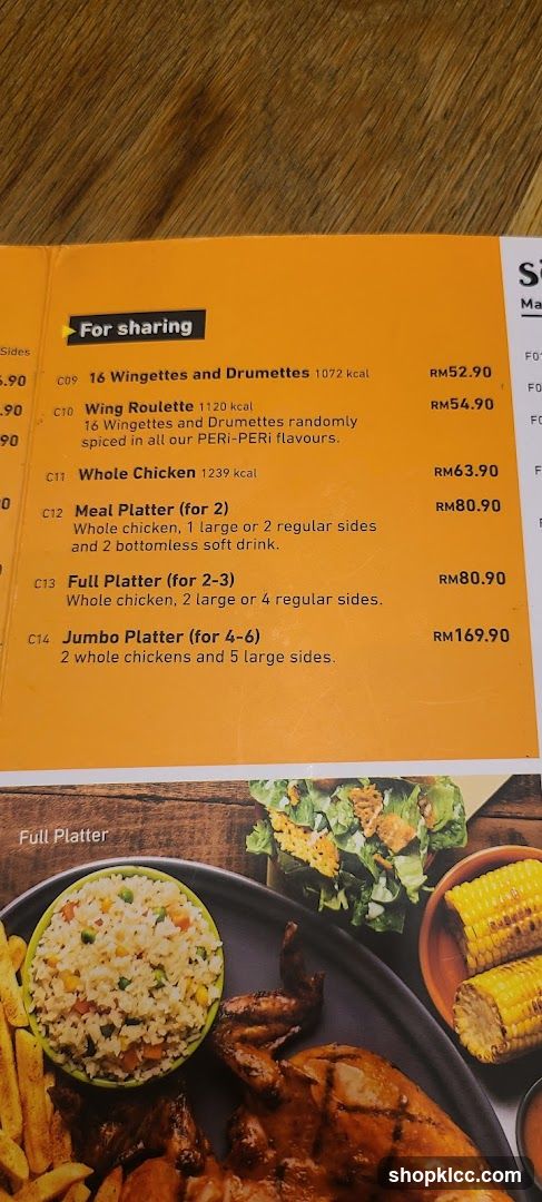 For Sharing Menu