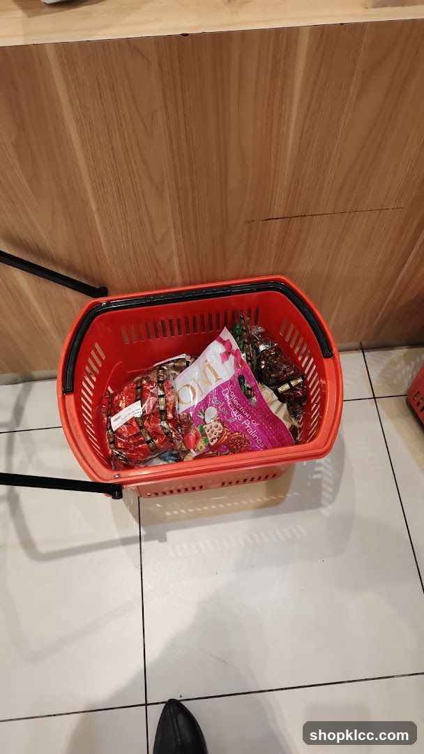Shopping Basket with Chocolates