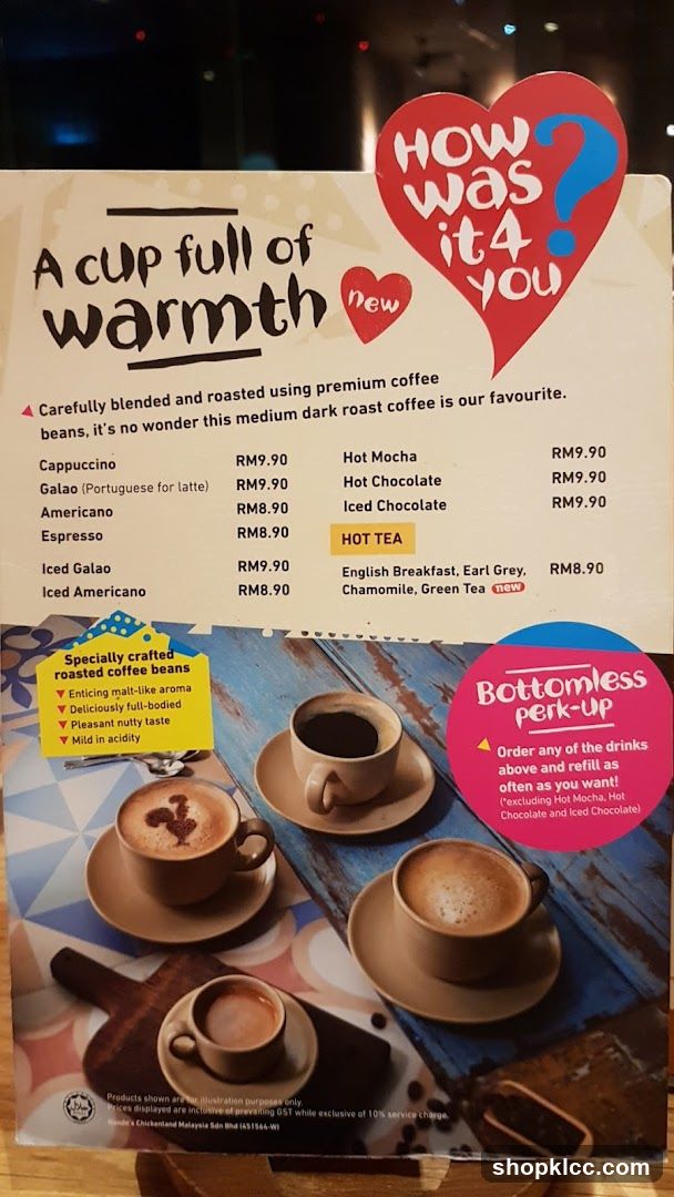 Coffee Menu