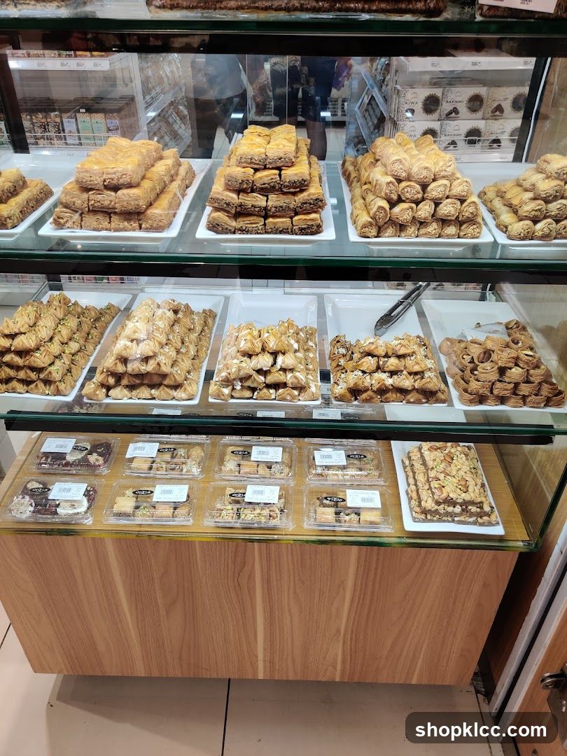 Baklava and Sweets Display