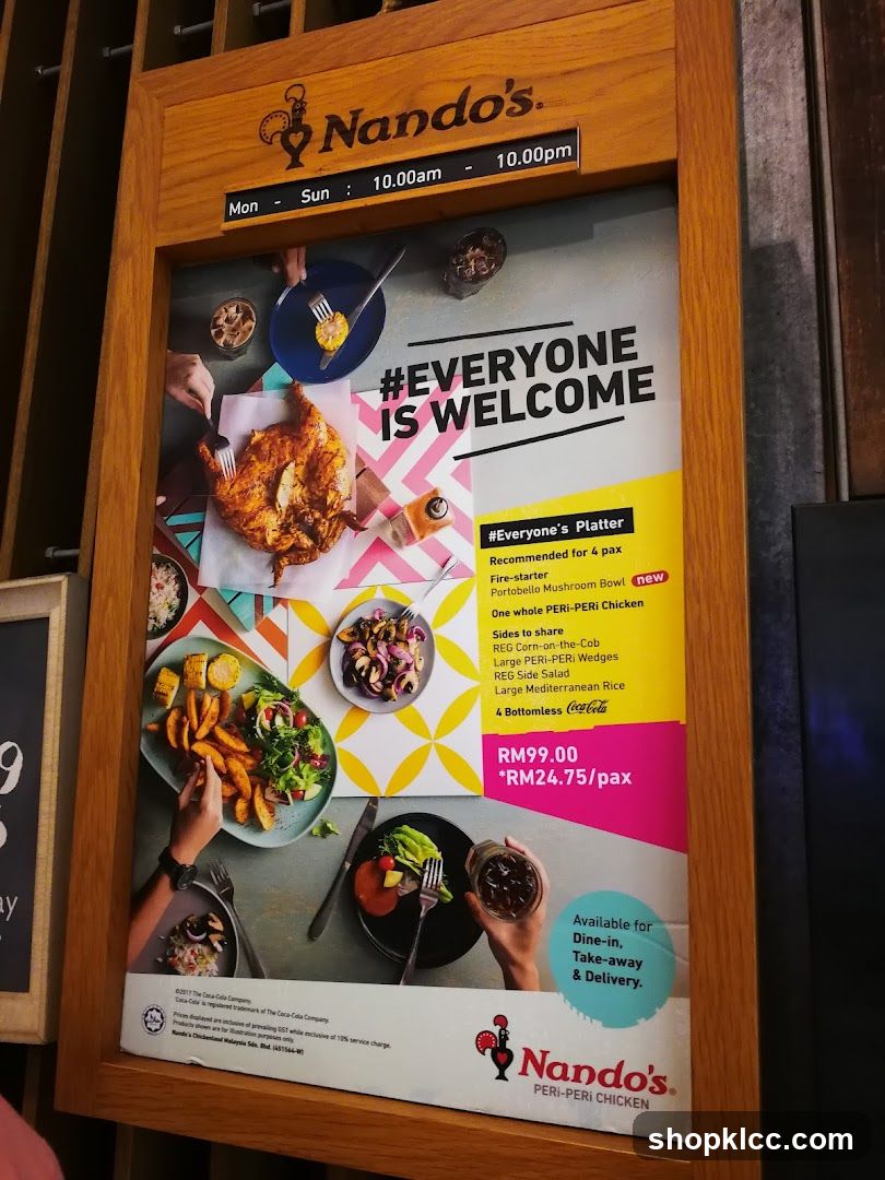 Nando's #Everyone Is Welcome Platter