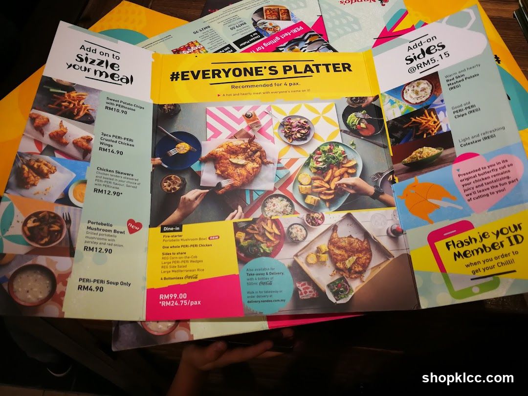 Nando's Menu