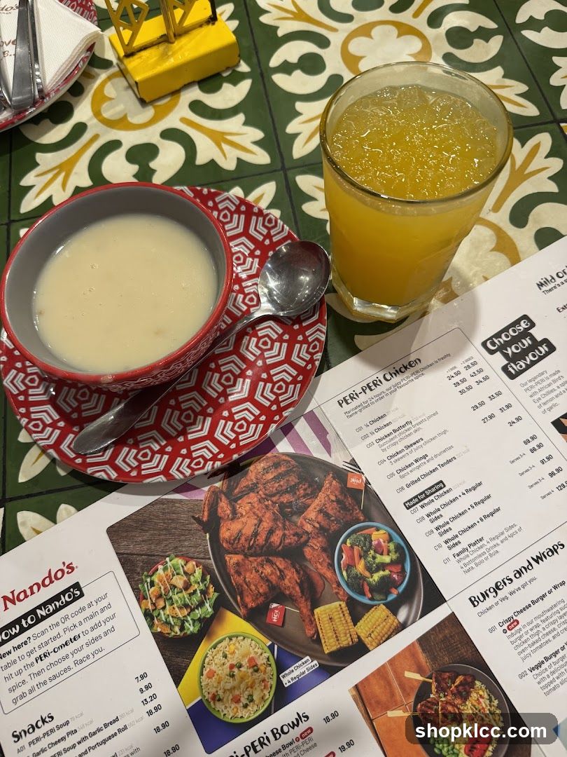 Nando's Menu