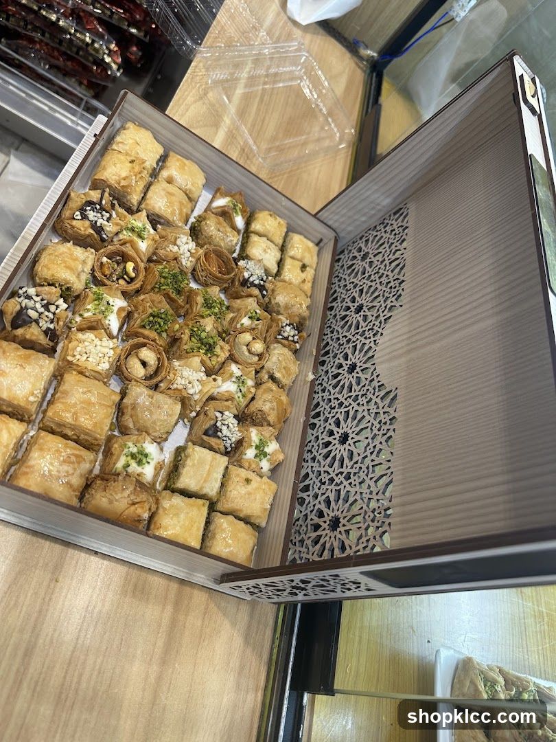 Assortment of Baklava