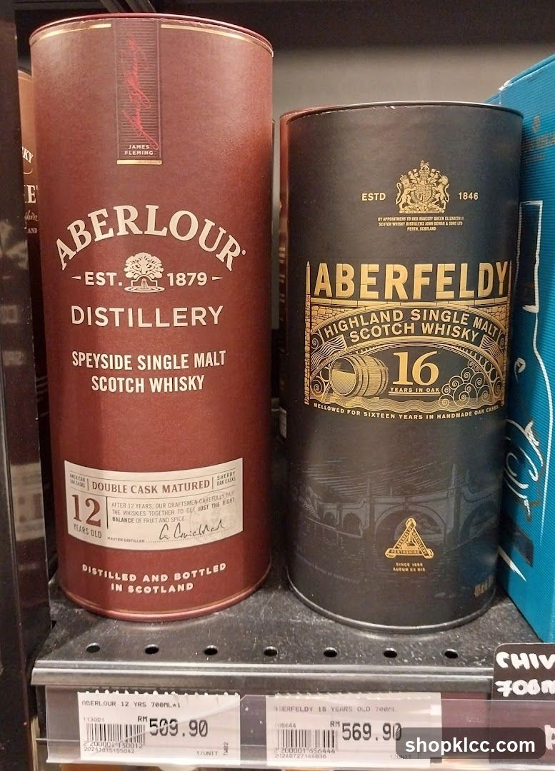 Whisky Bottles on Shelf