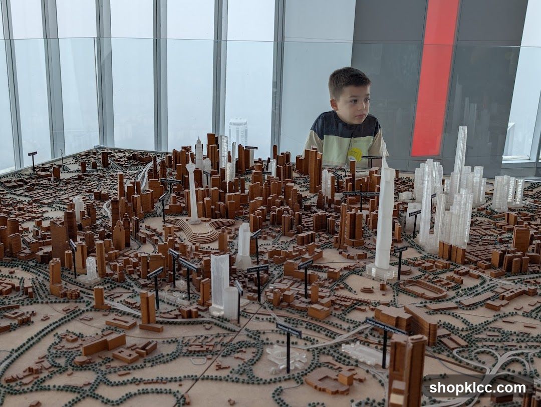 Cityscape Model with Boy