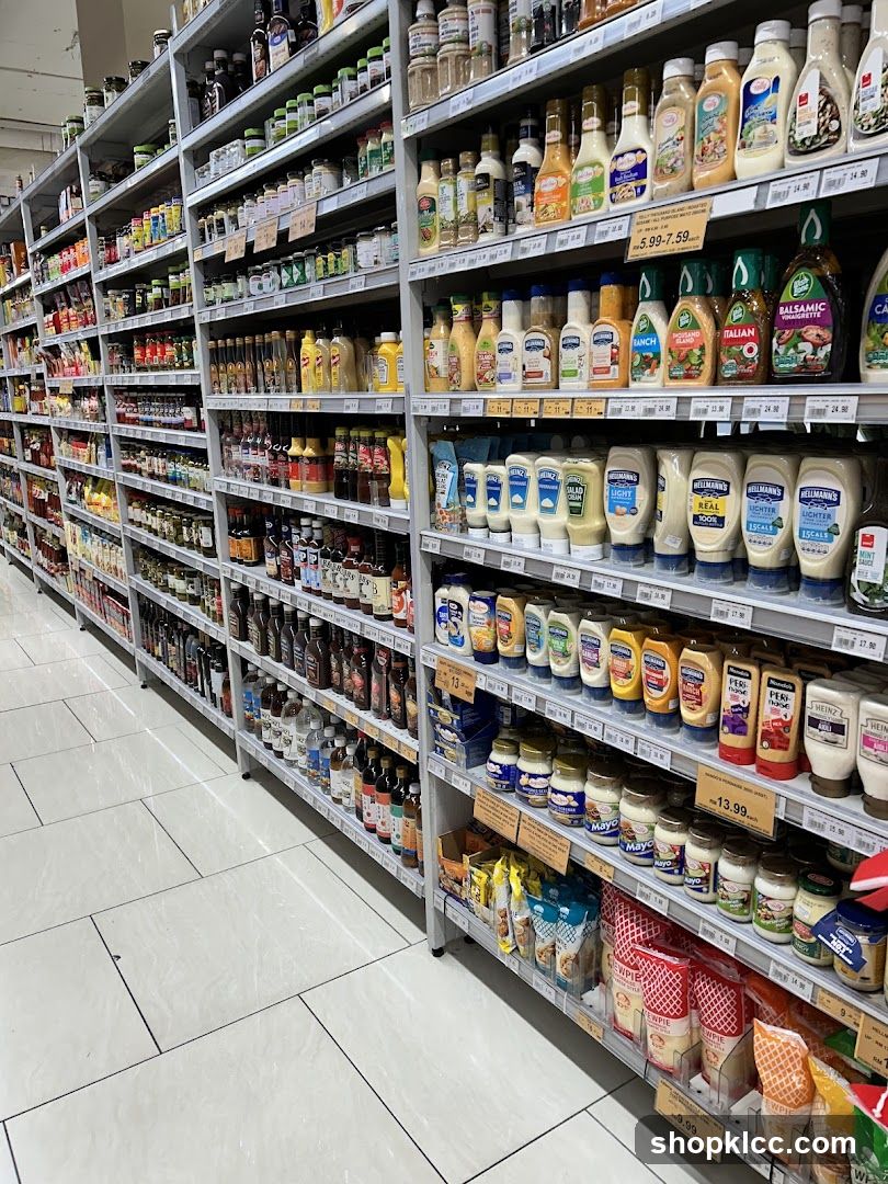 Condiments and Sauces Aisle