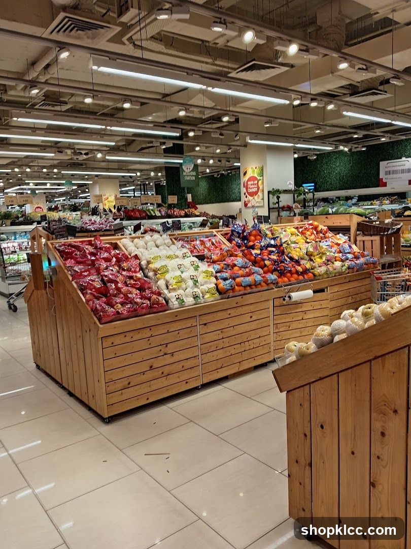 Produce Section in a Supermarket