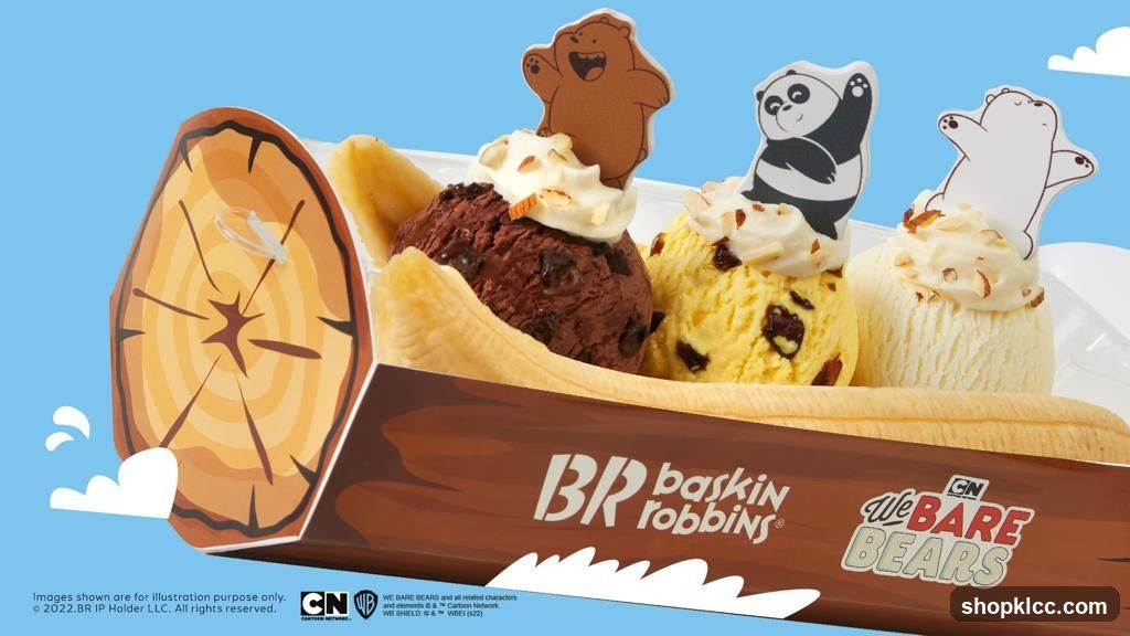 Baskin Robbins We Bare Bears Ice Cream
