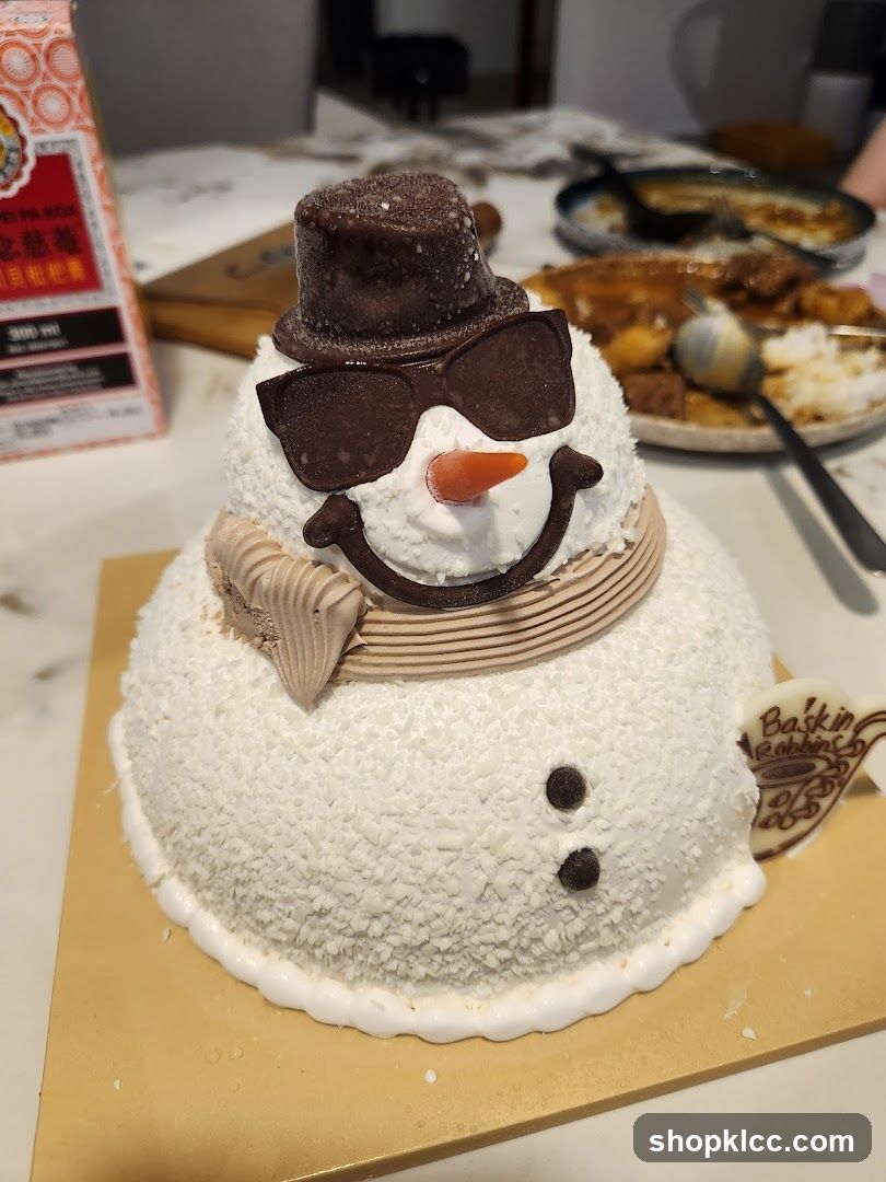 Snowman Cake