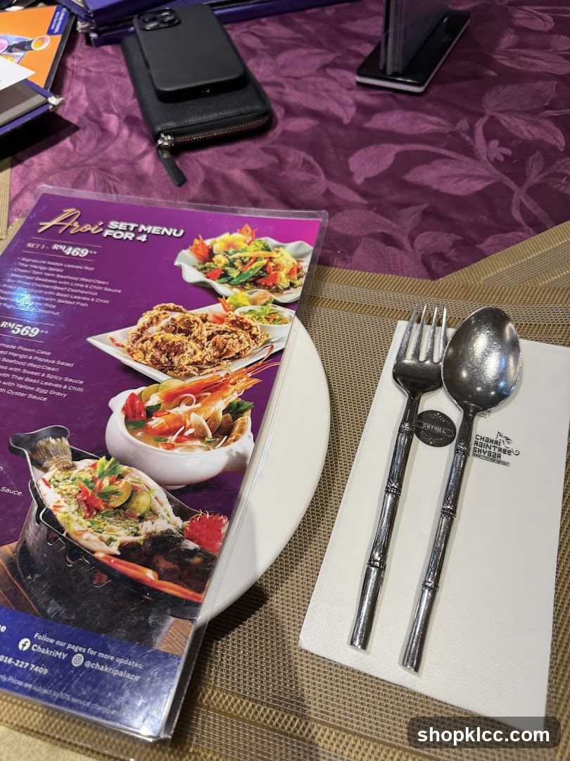 Aroi Set Menu