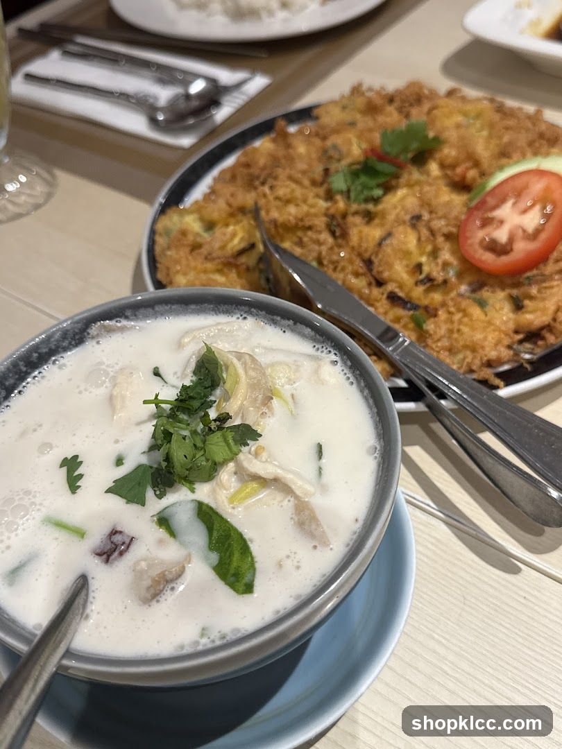 Thai Coconut Soup and Omelette