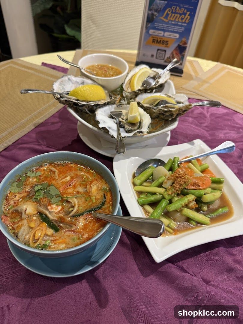 Oysters and Thai Soup