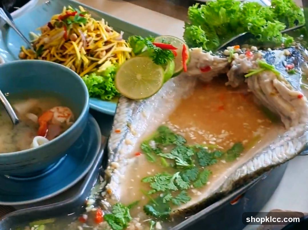 Steamed Fish with Lime and Soup