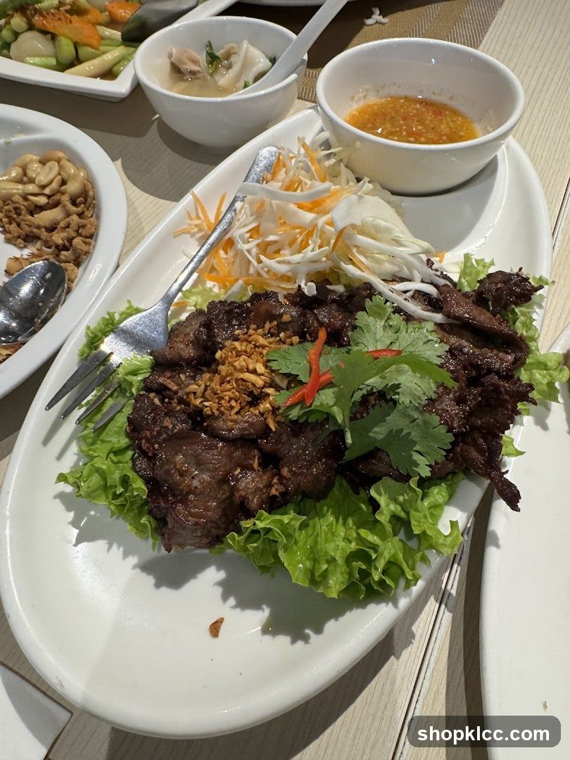 Thai Beef Dish