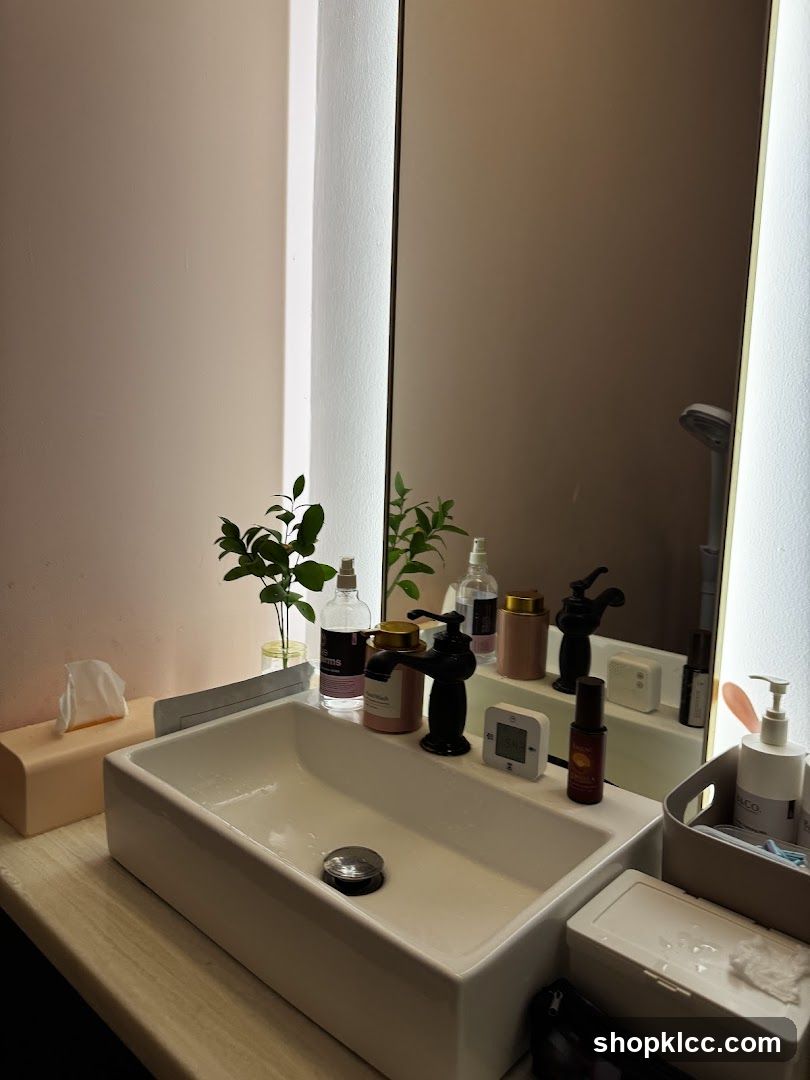 Modern Bathroom Sink Area