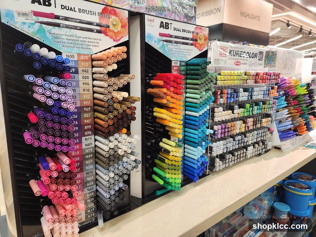 Art Supplies Display