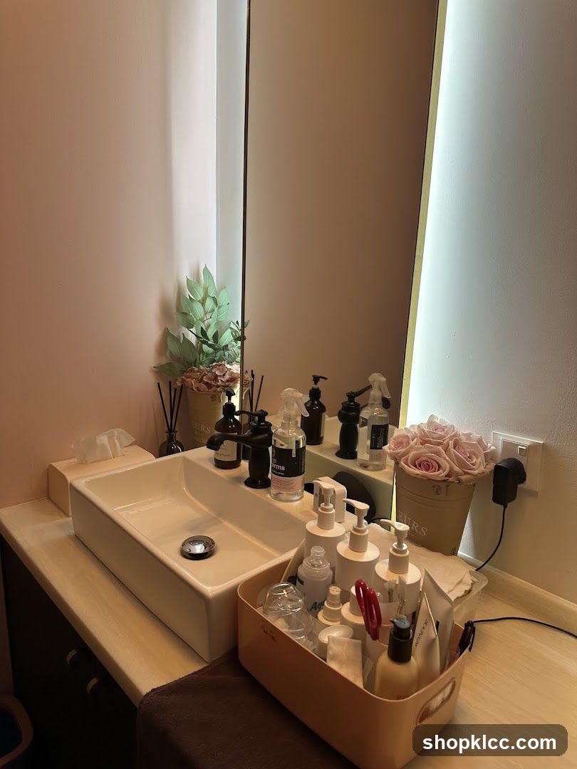 Spa Vanity Area
