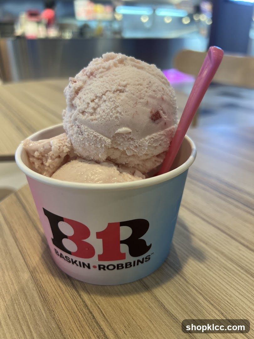 Ice cream in a cup
