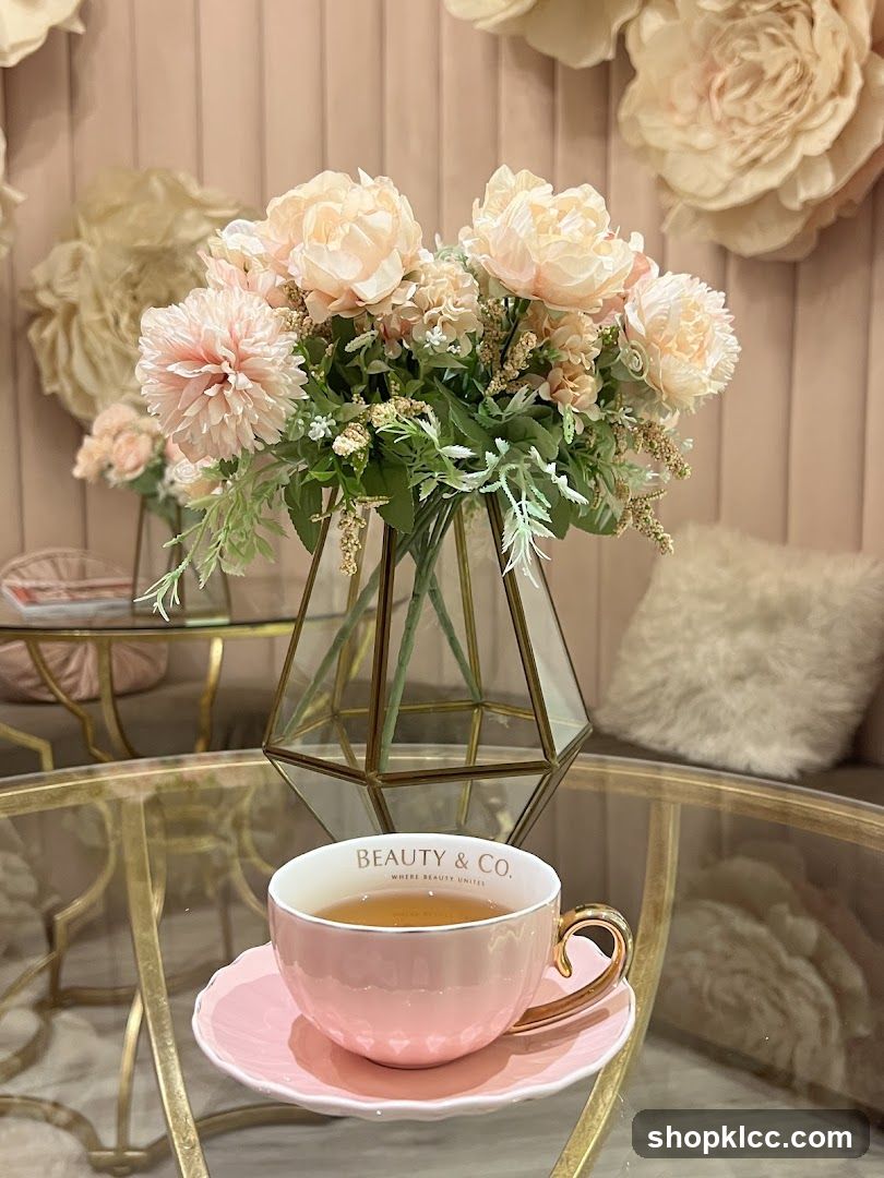 Tea Cup with Flowers
