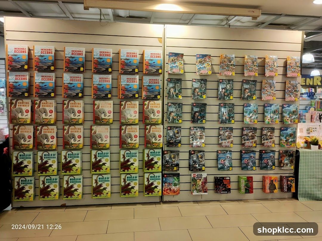 Books and Lego Sets Display