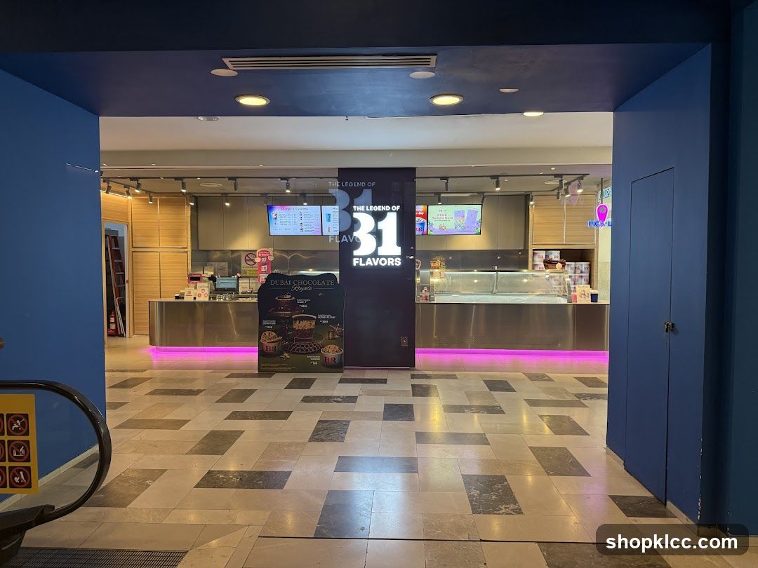 Ice Cream Shop Interior
