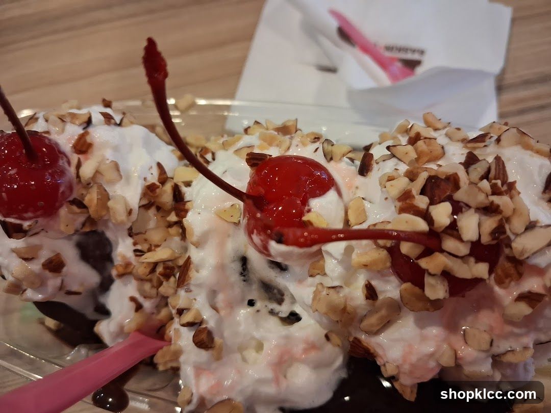 Banana Split Sundae
