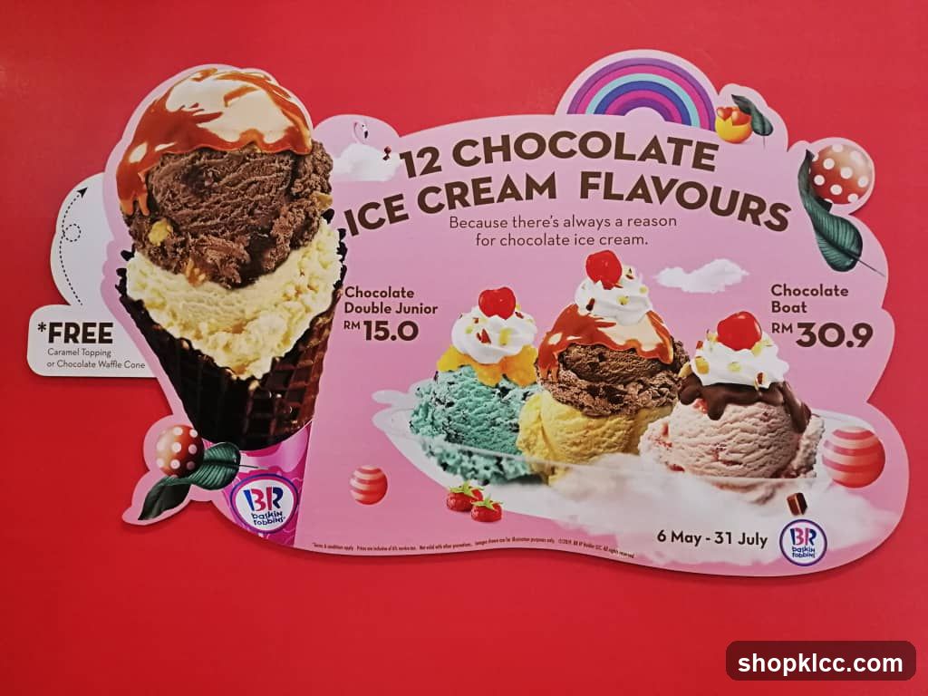 Baskin Robbins Chocolate Ice Cream Flavours