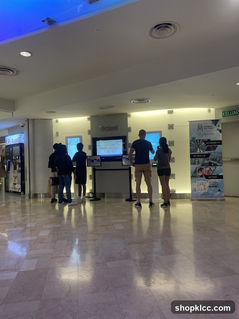 Ticket Kiosk Area