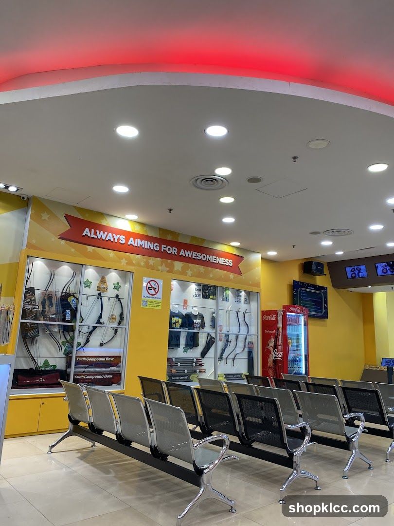 Archery shop waiting area