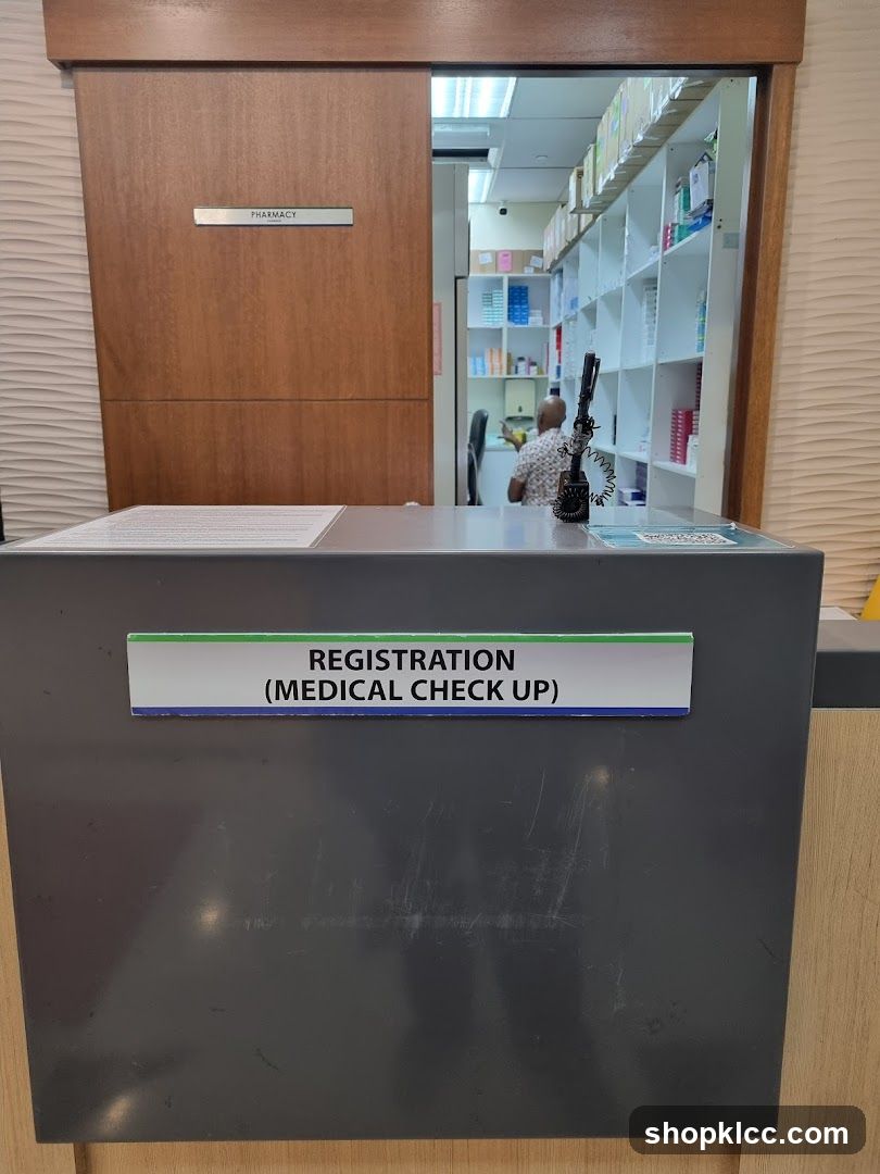 Pharmacy Registration Desk