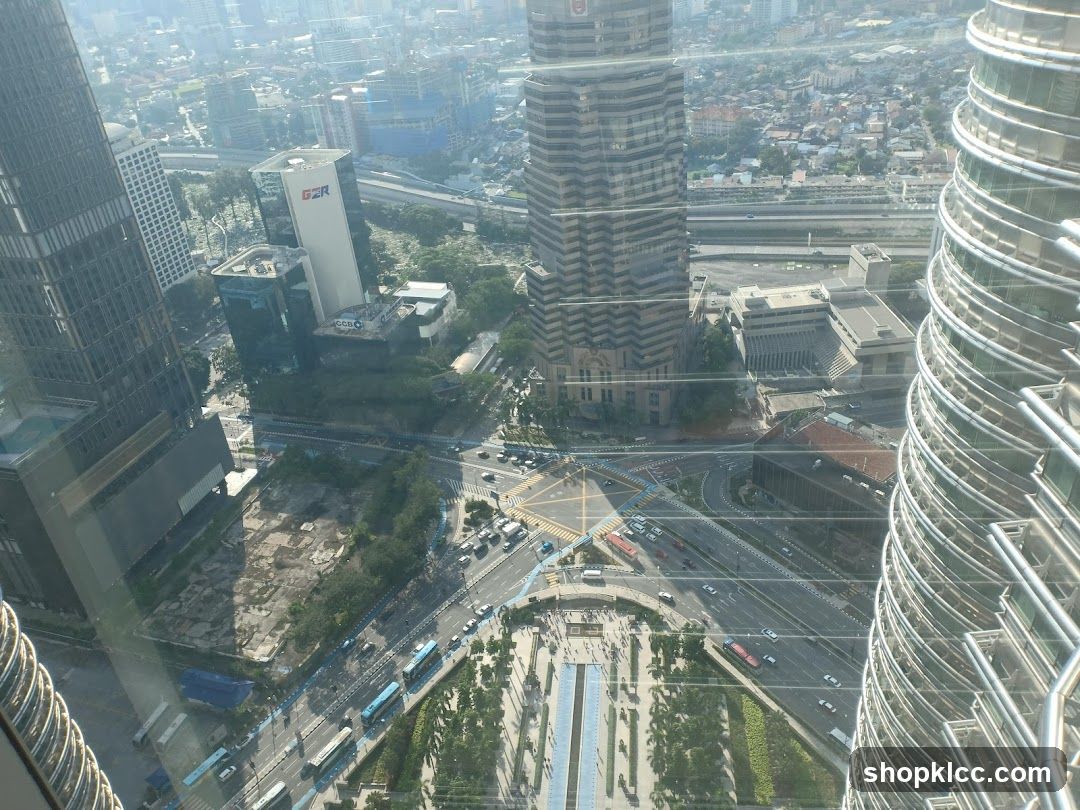Cityscape with Skyscrapers and Roads