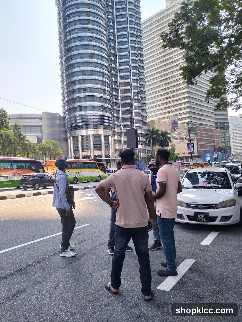 Street Scene with Petronas Towers