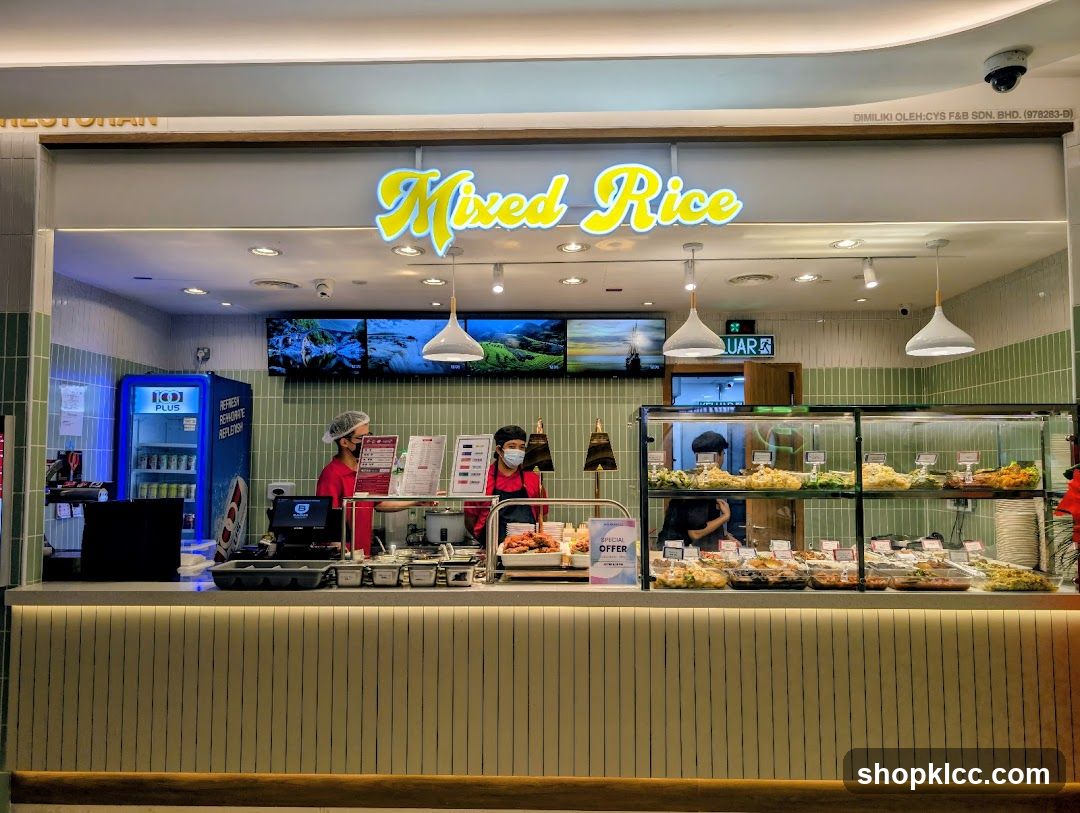 Mixed Rice Food Stall