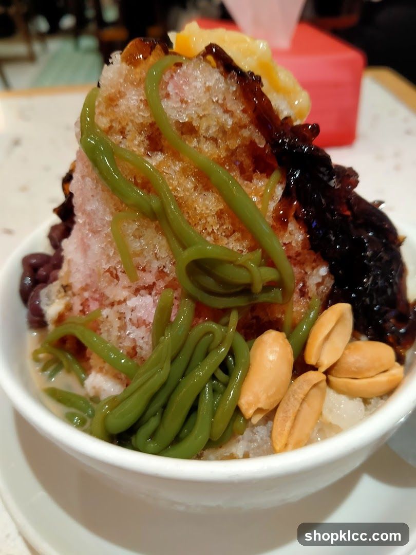 Dessert with Shaved Ice